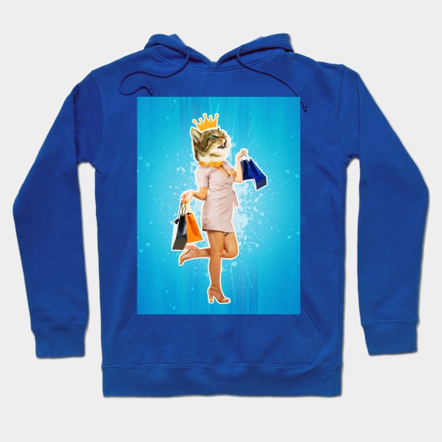 kitten contemporary art Hoodie by 1STunningArt